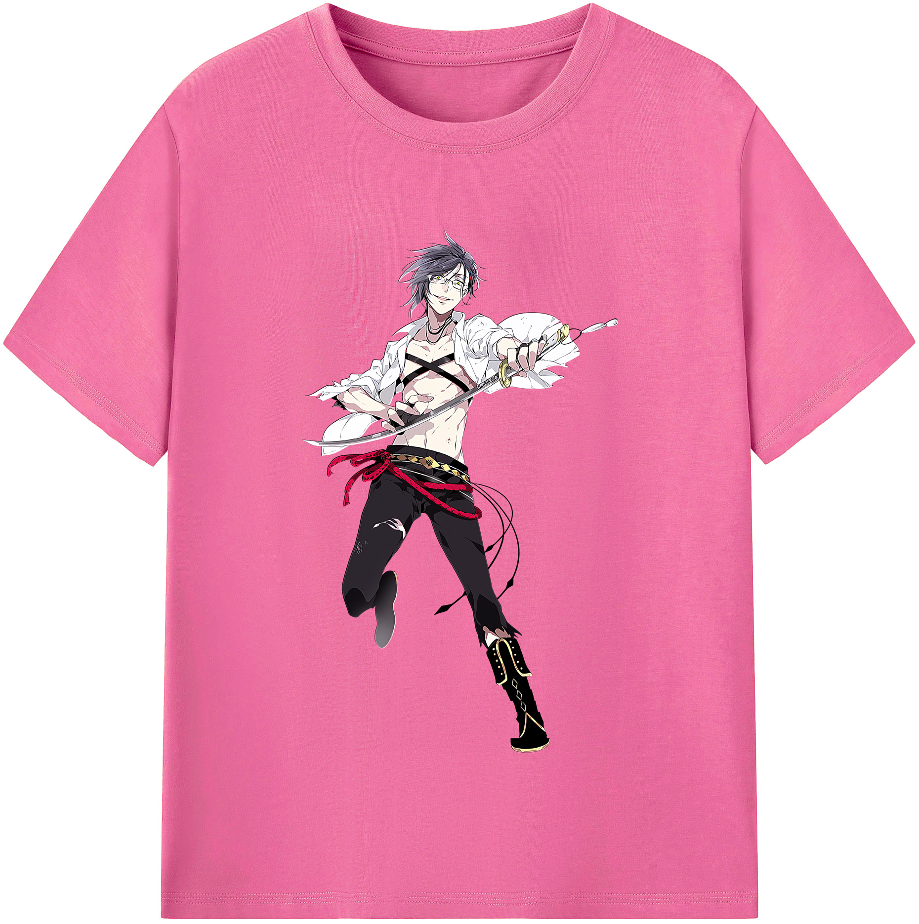 （画像用） 刀剣乱舞 Touken Ranbu レディースカジュアルプリントTシャツ（綿100％）
